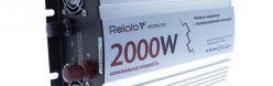 Автомобильный инвертор (преобразователь) напряжения 24В -> 220В (2000Вт), модифицированная синусоида Relato MS2000/24V