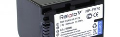 Аккумулятор для цифровой видеокамеры Relato NP-FV70